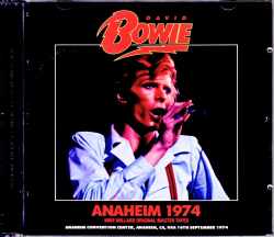 David Bowie デビッド・ボウイ/CA,USA 9.16.1974