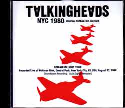 Talking Heads トーキング・ヘッズ/NY,USA 1980 Digital Remaster