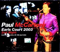 Paul McCartney ポール・マッカートニー/London,UK 2003 Original DAT Master