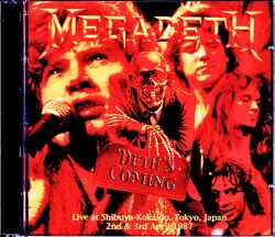 Megadeth メガデス/Tokyo,Japan 1987 2Days
