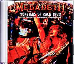 Megadeth メガデス/England,UK 8.20.1988