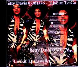 Betty Davis ベティ・デイビス/France 1976