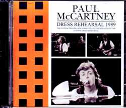 Paul McCartney ポール・マッカートニー/NY,USA 8.24.1989 Evening Dress Rehearsal