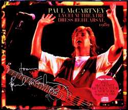 Paul McCartney ポール・マッカートニー/公開ドレス・リハーサル NY,USA 1989 完全収録