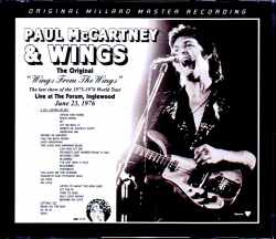 Paul McCartney,Wings ポール・マッカートニー ウイングス/CA,USA 6.23.1976 Millard Master & LP Edition & more