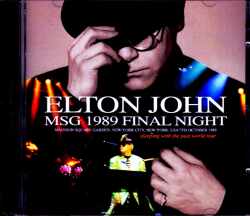 Elton John エルトン・ジョン/NY,USA 10.7.1989