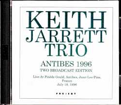 Keith Jarrett キース・ジャレット/France 1996 2 Broadcast Edition