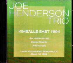 Joe Henderson Trio ジョー・ヘンダーソン/CA,USA 1994