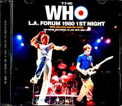 Who,The ザ・フー/CA,USA 6.20.1980 Mike Millard Master Tapes