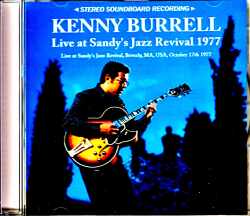 Kenny Burrell ケニー・バレル/MA,USA 1977