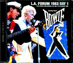 David Bowie デビッド・ボウイ/CA,USA 8.14.1983