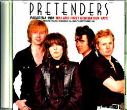 Pretenders プリテンダーズ/CA,USA 9.5.1981 Mike Millard Master Tapes