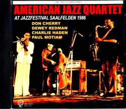 Charlie Haden American Jazz Quartet Don Cherry チャーリー・ヘイデン ドン・チェリー/Austria 1986