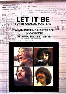 Beatles ビートルズ/レット・イット・ビー アナログ音源マスターズ Let it Be Super Analog Masters