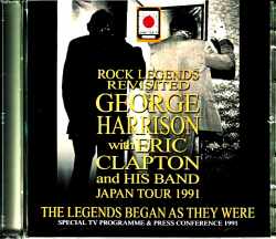 George Harrison Eric Clapton ジョージ・ハリソン エリック・クラプトン/素晴らしき仲間たち Tokyo,Japan 1991 DAT Master & TV Program