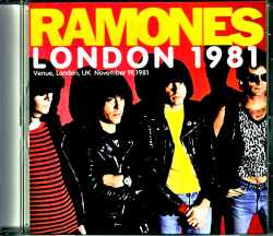 Ramones ラモーンズ/London,UK 1981 Complete
