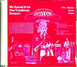 Boston ボストン/We Found it in the Traschan,Honest ! Demos Tapes