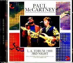 Paul McCartney ポール・マッカートニー/CA,USA 11.27.1989 Upgrade