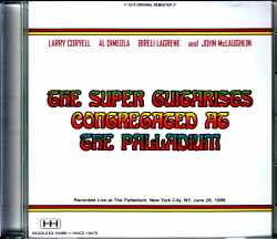 John McLaughlin Trio Larry Coryell,Al di Meola,Bireli Lagrene ジョン・マクラフリン/NY,USA 1989