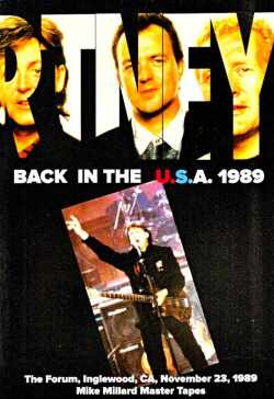 Paul McCartney ポール・マッカートニー/LAフォーラム公演 1989年 ミラード音源 他 CA,USA 1989 1st Show Mike Millard Master Tapes & more