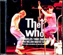 Who,The ザ・フー/CA,USA 6.24.1980 Mike Millard Master Tapes