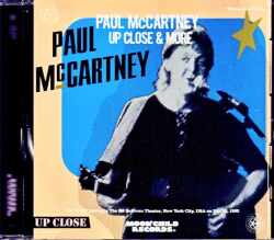 Paul McCartney ポール・マッカートニー/Up Close & more NY,USA 1992