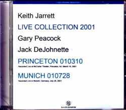 Keith Jarrett キース・ジャレット/NJ,USA 2001 & more