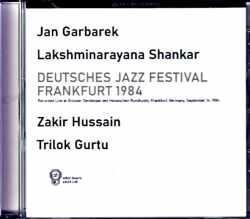 Jan Garbarek Lakshminarayana Shankar ヤン・ガルバレク ラクシュミナラヤナ・シャンカール/Germany 1984 Complete