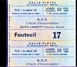Keith Jarrett European Quartet Jan Garbarek キース・ジャレット/France 10.13.1977