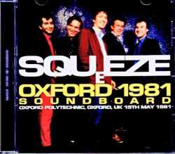 Squeeze スクィーズ/England,UK 1981 Soundboard Edition