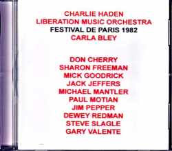 Charlie Haden Liberation Music Orchestra Carla Bley,Don Cherry チャーリー・ヘイデン カーラ・ブレイ/France 1982