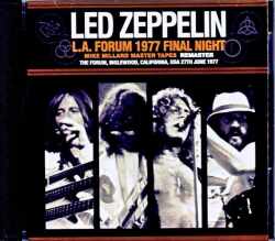 Led Zeppelin レッド・ツェッペリン/CA,USA 6.27.1977 Complete Mike Millard Master Tapes Remaster