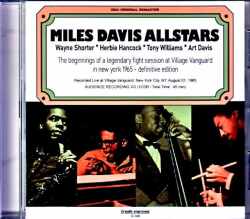 Miles Davis Allstars Wayne Shorter,Herbie Hancock,Tony Williams マイルス・デイヴィス/NY,USA 1965 Complete