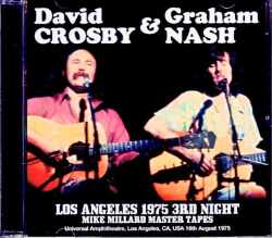 David Crosby Graham Nash デヴィッド・クロスビー・アンド・グラハム・ナッシュ/CA,USA 1975 Mike Millard Master Tapes