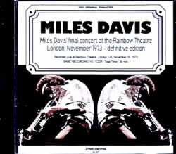 Miles Davis Dave Liebman マイルス・デイヴィス/London,UK 1973