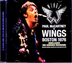 Paul McCartney Wings ポール・マッカートニー ウイングス/MA,USA 1976 Unreleased 3rd Audience Recording Edition