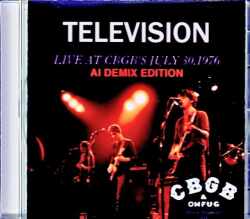 Television テレヴィジョン/NY,USA 1976 AI Demix Edition