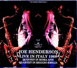 Joe Henderson Quintet ジョー・ヘンダーソン/Italy 1988 2Days