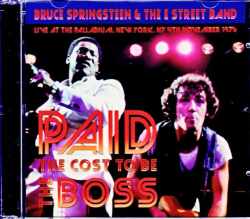 Bruce Springsteen and the E Street Band ブルース・スプリングスティーン/NY,USA 1976