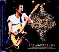 Keith Richards X-Pensive Winos キース・リチャーズ/CA,USA 1988 Mike Millard 1st Generation Tape