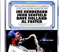 Joe Henderson John Scofield,Dave Holland,Al Foster ジョー・ヘンダーソン ジョン・スコフィールド/MA,USA 1993 Complete