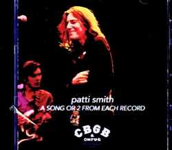 Patti Smith パティ・スミス/NY,USA 10.19.998 Complete
