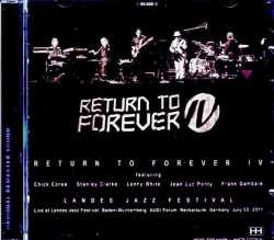 Return to Forever IV Jean Luc Ponty リターン・トゥ・フォーエヴァー ジャン・リュック・ポンティ/Germany 07.03.2011