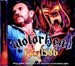 Motorhead モーターヘッド/NY,USA 11.09.1986 Complete