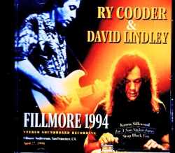 Ry Cooder,David Lindley ライ・クーダー デヴィッド・リンドレー/CA,USA 04.27.1994 FM Broadcast Edition
