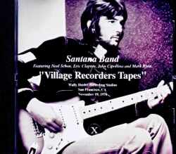 Santana Band Eric Clapton サンタナ エリック・クラプトン/夜霧のサンフランシスコ Village Recorders Tapes CA,USA 11.19.1970 Studio Sessions