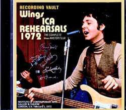 Paul McCartney Wings ポール・マッカートニー ウイングス/ICA・リハーサル London,UK 02.01.1972 Complete & more