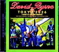 David Byrne デヴィッド・バーン/Tokyo,Japan 08.13.2026 Complete