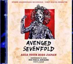 Avenged Sevenfold アヴェンジド・セヴンフォールド/Tokyo,Japan 09.30.2026 Complete Soundboard Edition