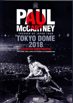 Paul McCartney ポール・マッカートニー/Tokyo,Japan 10.31 & 11.1.2018 2 Sounds Dual Layer Ver